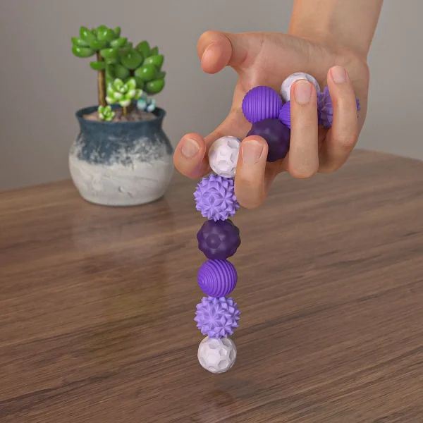 كرات سيليكون مغناطيسية حسية – لعبة Fidget لتخفيف القلق والتوتر للأطفال والبالغين